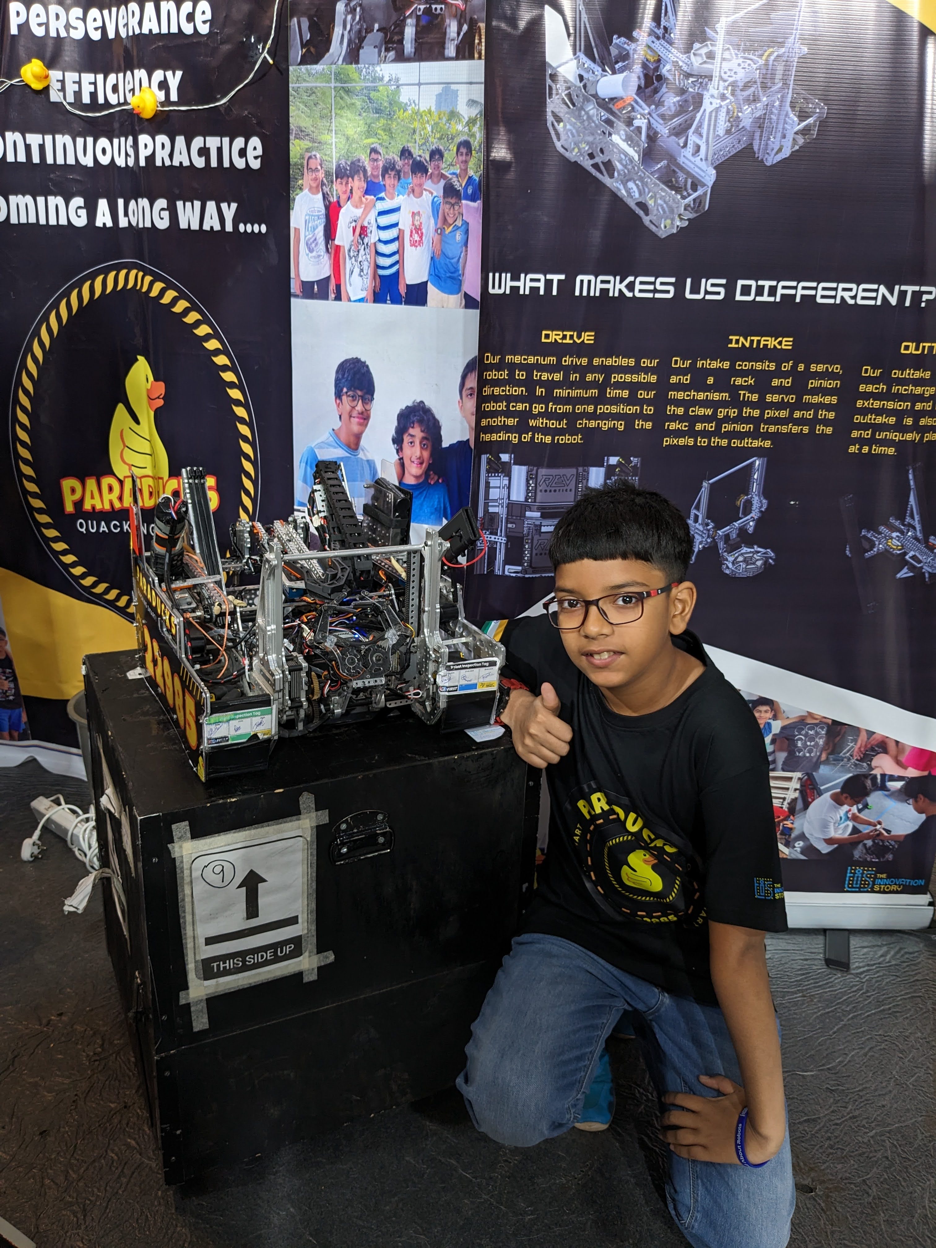 FTC Season 1 Kahaan with Robot