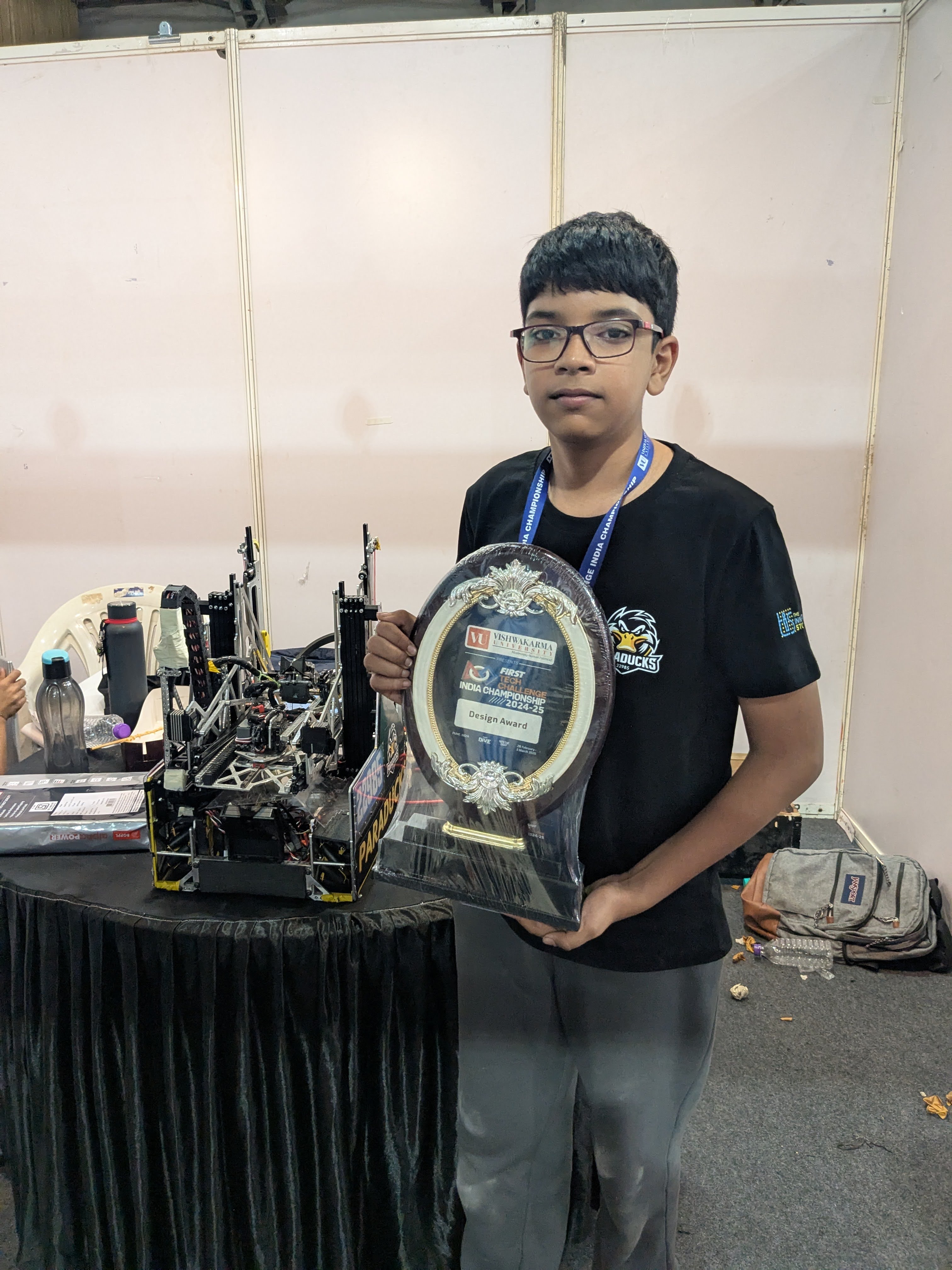 FTC Season 2 Kahaan with Robot